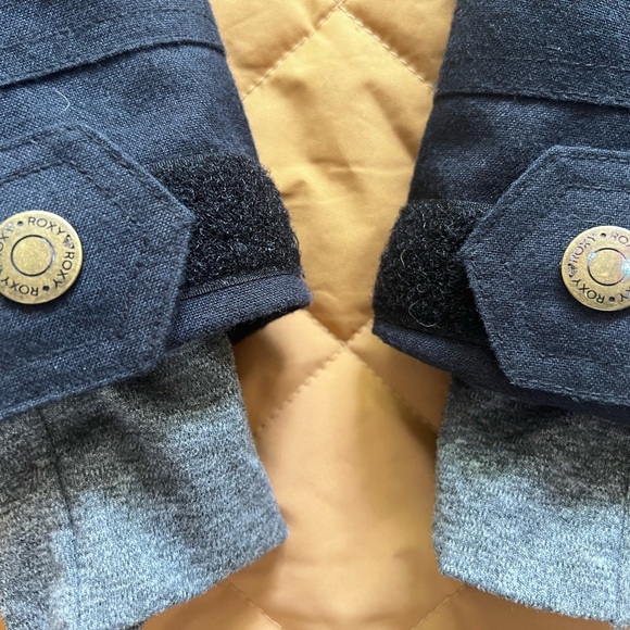 Roxy Hartley Snow Jacket Black Tan XS - Picture 7 of 9